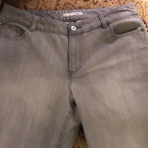 Chico’s Platinum Brand Grey Jeans—Size 2.5